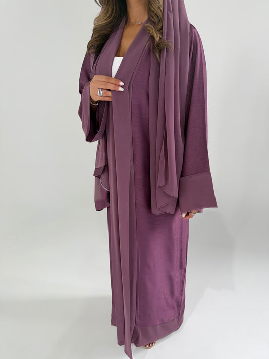 Abaya Delya - Ensemble 3 pièces