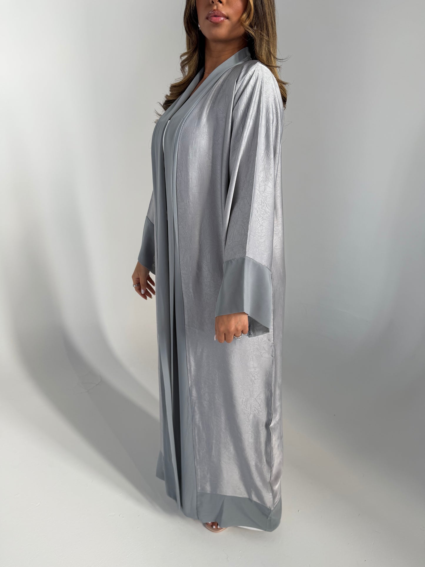 Abaya Grey - Ensemble 3 pièces
