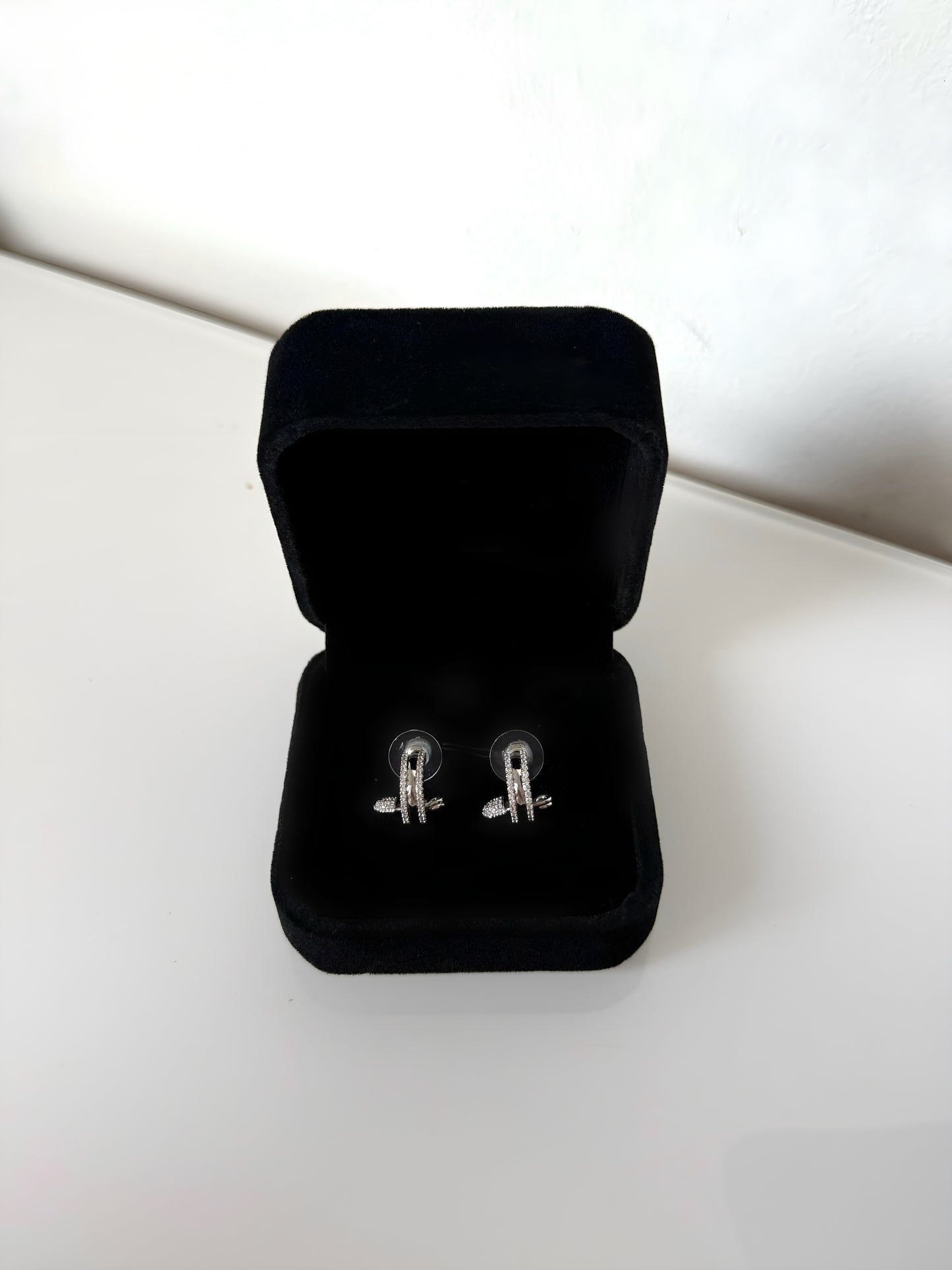 Collier avec pendentif en forme de rondelles empilées avec boucles d’oreilles offertes - Argent